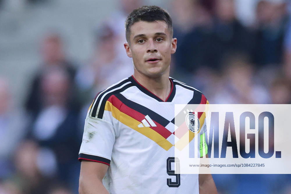 Nicolo Tresoldi (Germany) looks dejected during the UEFA Under21 EURO Qualifier, EM, Europameisterschaft between Germany U21, U 21 and Georgia U21 at Almstadion on October 6, 2026 in Bielefeld, Germany. (Photo by Marco Steinbrenner DeFodi Images) -