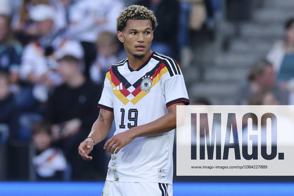 Paris Brunner (Germany) looks dejected during the UEFA Under21 EURO Qualifier, EM, Europameisterschaft between Germany U21, U 21 and Georgia U21 at Almstadion on October 6, 2026 in Bielefeld, Germany. (Photo by Marco Steinbrenner DeFodi Images) -