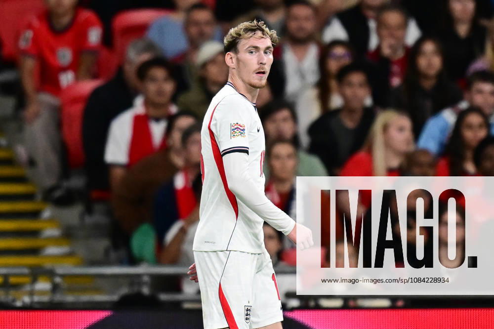England v Czechia, UEFA Nations League England midfielder James Garner (18) during the UEFA Nations League match between England and Czechia at Wembley Stadium, London, UK on 6 October 2026. London Wembley Stadium Greater London UK Editorial use only ,