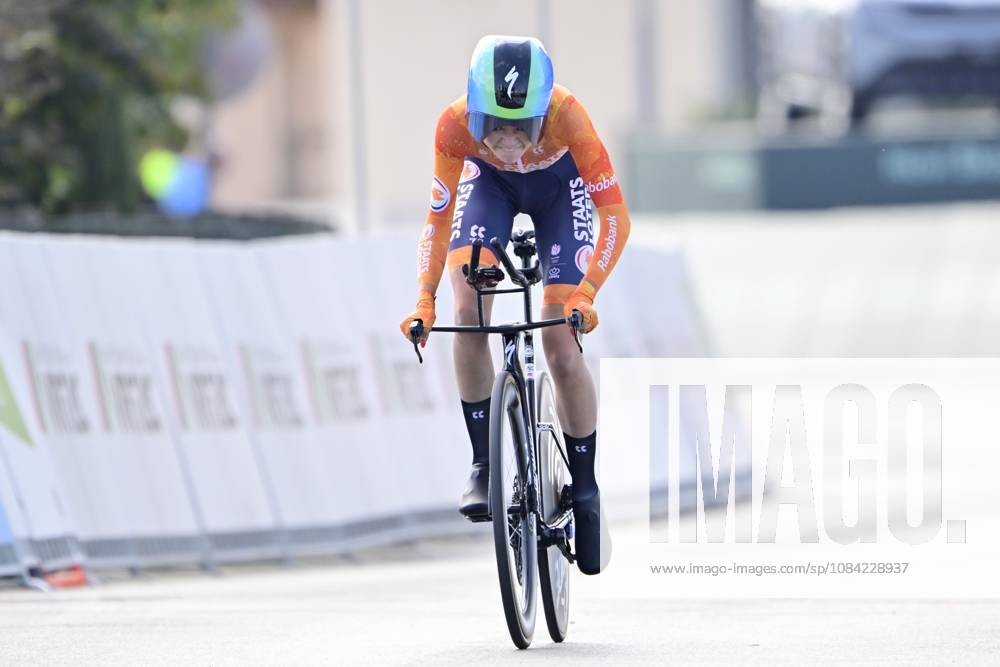 UEC 2026 Road European Championships Ljubljana 07 10 2026 SENCUR, SLOVENIA - OCTOBER 07 : Arens Megan (NED) during the Individual Time Trial Women Under 23 at the 2026 UEC Road European Championships. An UCI Continental Championships time trial cycling race with start and finish in Sencur on October 7, 2026 in Sencur, Slovenia, 07 10 2026 Sencur Slovenia