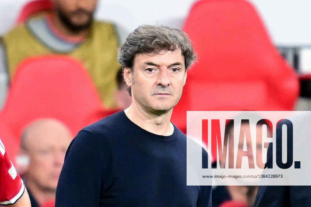 England v Czechia, UEFA Nations League Czechia manager Santi Denia during the UEFA Nations League match between England and Czechia at Wembley Stadium, London, UK on 6 October 2026. London Wembley Stadium Greater London UK Editorial use only ,