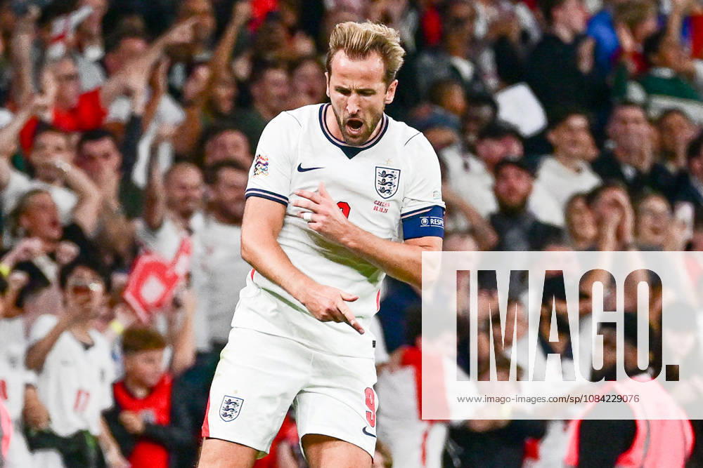 England v Czechia, UEFA Nations League GOAL England forward Harry Kane (9) scores a goal and celebrates 2-0 during the UEFA Nations League match between England and Czechia at Wembley Stadium, London, UK on 6 October 2026. London Wembley Stadium Greater London UK Editorial use only ,
