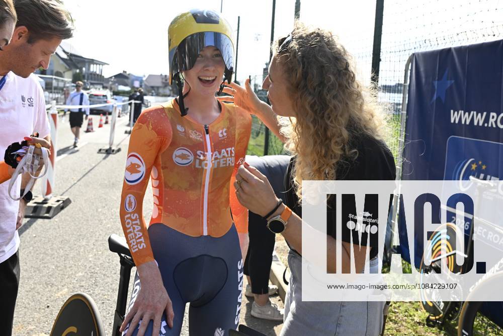 UEC 2026 Road European Championships Ljubljana 07 10 2026 SENCUR, SLOVENIA - OCTOBER 07 : Vinke Nienke (NED) during the Individual Time Trial Women Under 23 at the 2026 UEC Road European Championships. An UCI Continental Championships time trial cycling race with start and finish in Sencur on October 7, 2026 in Sencur, Slovenia, 07 10 2026 Sencur Slovenia