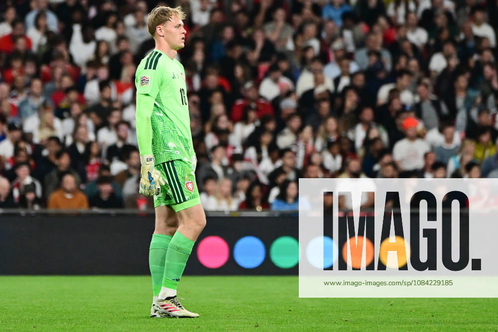England v Czechia, UEFA Nations League Czechia goalkeeper Lukas Hornicek (16) during the UEFA Nations League match between England and Czechia at Wembley Stadium, London, UK on 6 October 2026. London Wembley Stadium Greater London UK Editorial use only ,