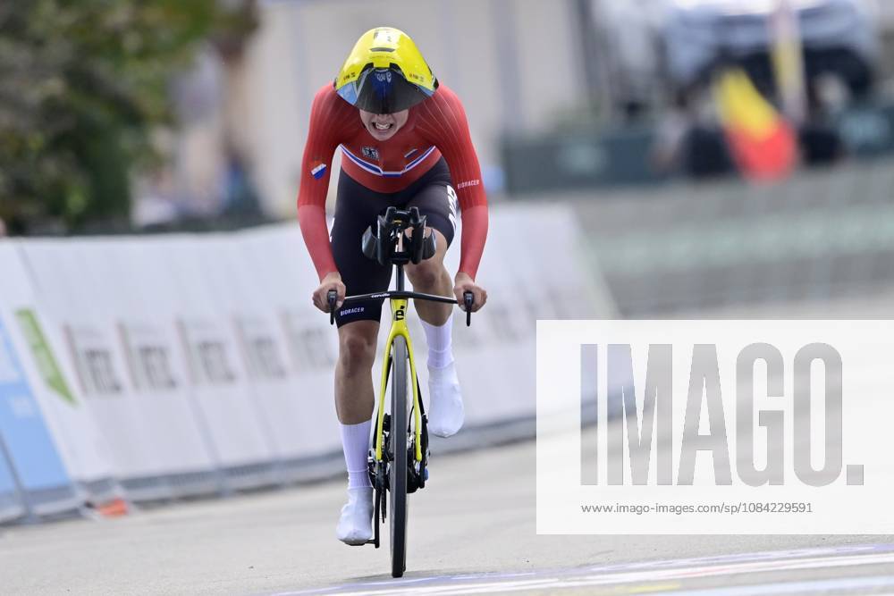 UEC 2026 Road European Championships Ljubljana 07 10 2026 SENCUR, SLOVENIA - OCTOBER 07 : Hoydahl Jonas Kind (NOR) during the Individual Time Trial Men Under 23 at the 2026 UEC Road European Championships. An UCI Continental Championships time trial cycling race with start and finish in Sencur on October 7, 2026 in Sencur, Slovenia, 07 10 2026 Sencur Slovenia