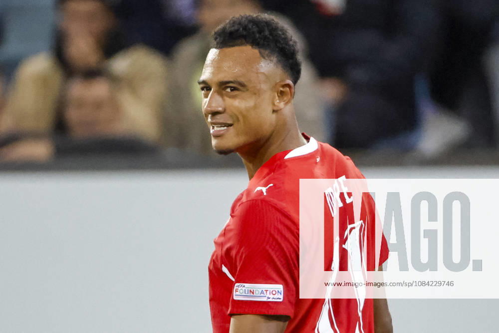 Dan Ndoye (Schweiz, 11), Mimik, Gesichtsausdruck, Emotion , Schweiz, UEFA , Nations League, Matchday 4, Schweiz vs. Nordmazedonien, 06.10.2026, Luzern Swissporarena Schweiz