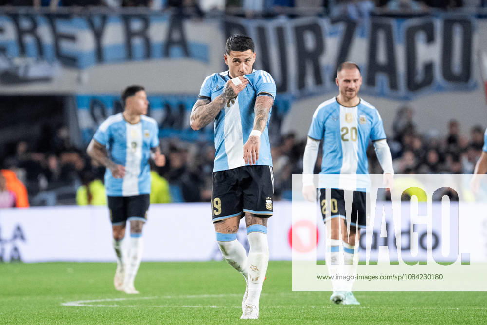 Nicolas Otamendi of Argentina celebrates after scoring the team s first goal during the International Friendly, Länderspiel, Nationalmannschaft football match between Argentina and Benin, at the Estadio Monumental Antonio V. Liberti, on October 6, 2026, in Buenos Aires, Argentina. Richard Callis Fotoarena (Richard Callis SPP)