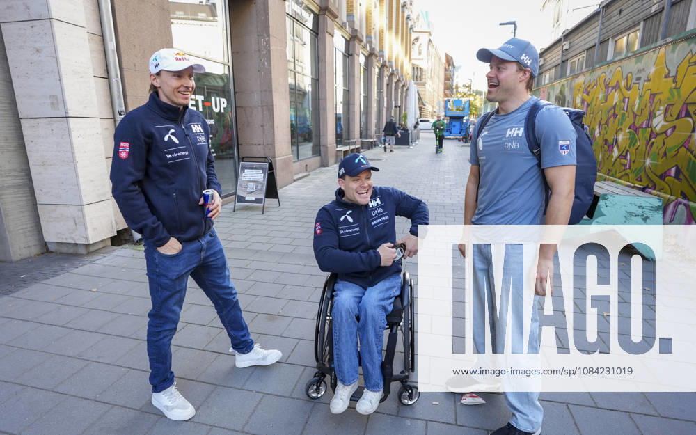Kickoff with the National Alpine Ski Team, Oslo, October 7, 2026: Henrik Kristoffersen, Jesper Saltvik Pedersen, and Adrian Smiseth Sejersted at the season s kickoff with the National Alpine Ski Team. Photo: Lise Aserud, NTB, Oslo, Norway. . RESTRICTED USE FOR BETTING COMPANIES.