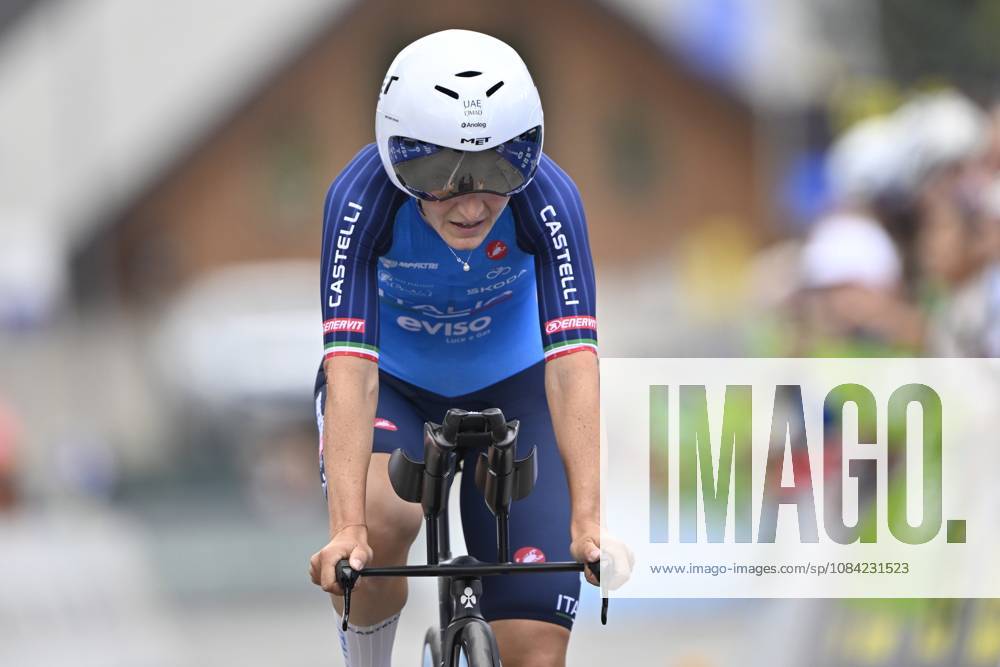 UEC 2026 Road European Championships Ljubljana 07 10 2026 SENCUR, SLOVENIA - OCTOBER 07 : Longo Borghini Elisa (ITA) during the Women Elite Individual Time Trial Men Under 23 at the 2026 UEC Road European Championships. An UCI Continental Championships time trial cycling race with start and finish in Sencur on October 7, 2026 in Sencur, Slovenia, 07 10 2026 Sencur Slovenia