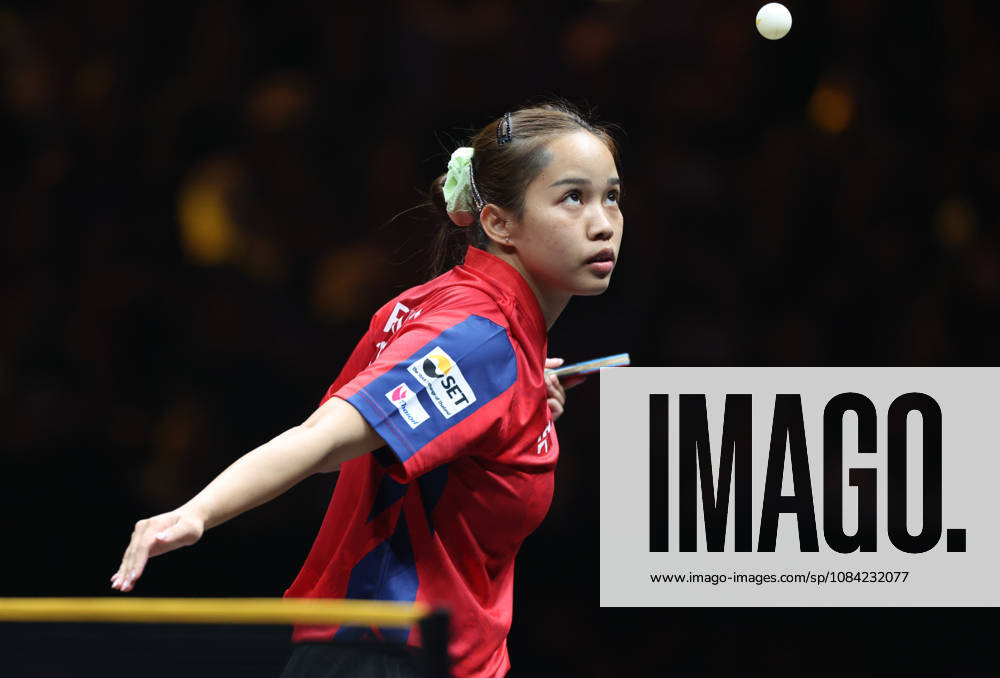 (261007) -- BEIJING, Oct. 7, 2026 -- Paranang Orawan serves during the women s singles round of 32 match between Sun Yingsha of China and Paranang Orawan of Thailand at 2026 World Table tennis, Tischtennis (WTT) China Smash in Beijing, China, Oct. 7, 2026. ) (SP)CHINA-BEIJING-TABLE TENNIS-WTT-CHINA SMASH-WOMEN S SINGLES (CN) ZhangxChenlin