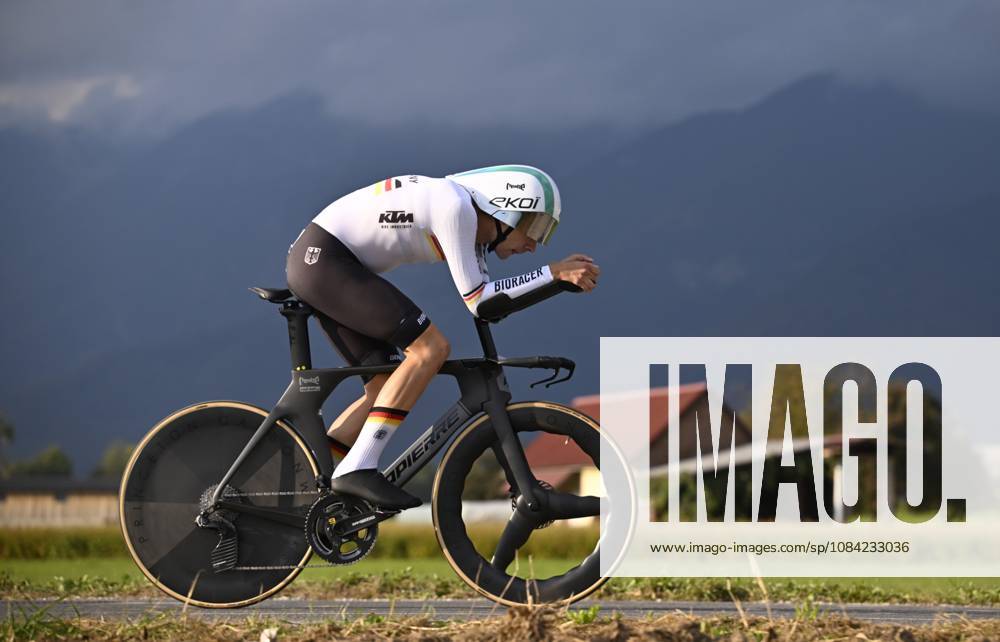 UEC 2026 Road European Championships Ljubljana 07 10 2026 SENCUR, SLOVENIA - OCTOBER 07 : Heidemann Miguel (GER) during the Men Elite Individual Time Trial at the 2026 UEC Road European Championships. An UCI Continental Championships time trial cycling race with start and finish in Sencur on October 7, 2026 in Sencur, Slovenia, 07 10 2026 Sencur Slovenia
