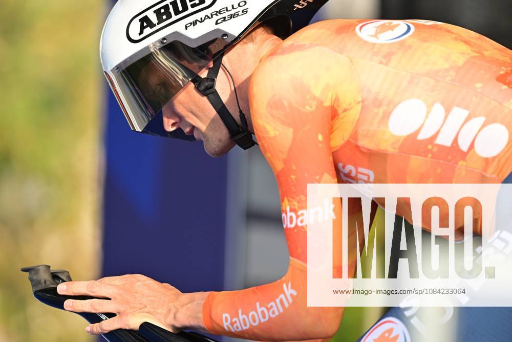 Netherlands Sjoerd Bax pictured during the Men Elite Individual Time Trial race (22km) at the cycling UEC Road European Championships, in Ljubljana, Slovenia, on Wednesday 7 October 2026. The UEC Road European Championships are taking place from 02 to 07 October in Ljubljana, Slovenia. DAVIDxPINTENS x189057051x