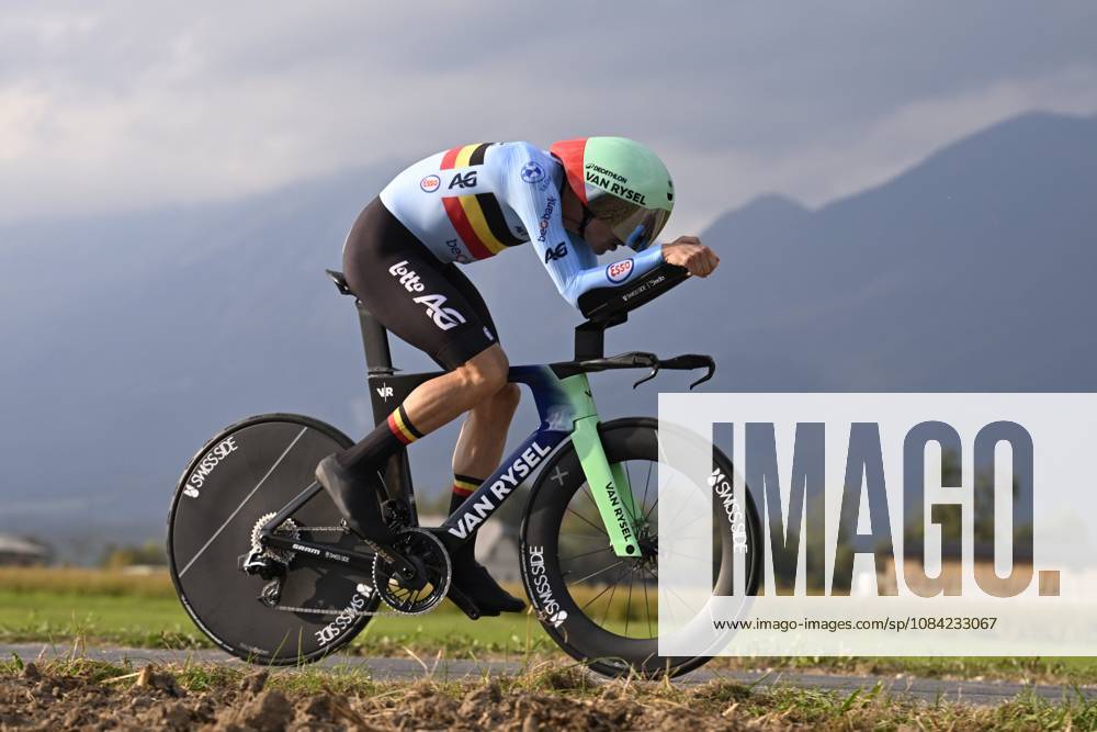 UEC 2026 Road European Championships Ljubljana 07 10 2026 SENCUR, SLOVENIA - OCTOBER 07 : De pestel Sander (BEL) during the Men Elite Individual Time Trial at the 2026 UEC Road European Championships. An UCI Continental Championships time trial cycling race with start and finish in Sencur on October 7, 2026 in Sencur, Slovenia, 07 10 2026 Sencur Slovenia