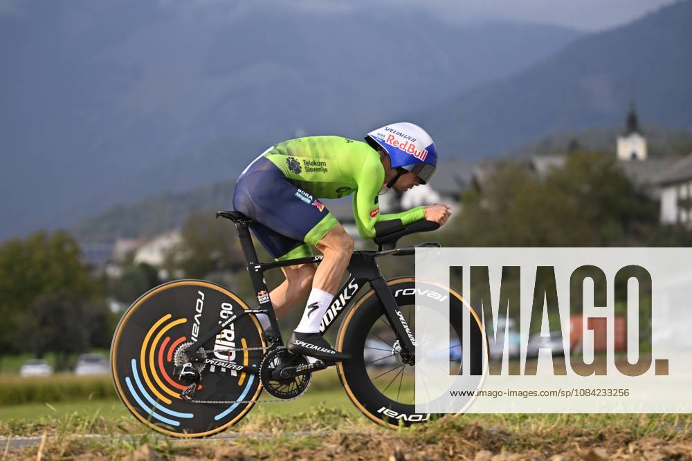 UEC 2026 Road European Championships Ljubljana 07 10 2026 SENCUR, SLOVENIA - OCTOBER 07 : Roglic Primoz (SLO) during the Men Elite Individual Time Trial at the 2026 UEC Road European Championships. An UCI Continental Championships time trial cycling race with start and finish in Sencur on October 7, 2026 in Sencur, Slovenia, 07 10 2026 Sencur Slovenia