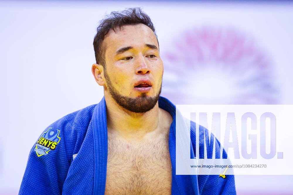 AZERBAIJAN, BAKU - OCTOBER 7, 2026: Abylaikhan Zhubanazar of Kazakhstan after a -81 kg bout against Omar Radzhabli of Azerbaijan as part of the 2026 World Judo Championships at the National Gymnastics Arena. Mikhail Sinitsyn TASS 98914694