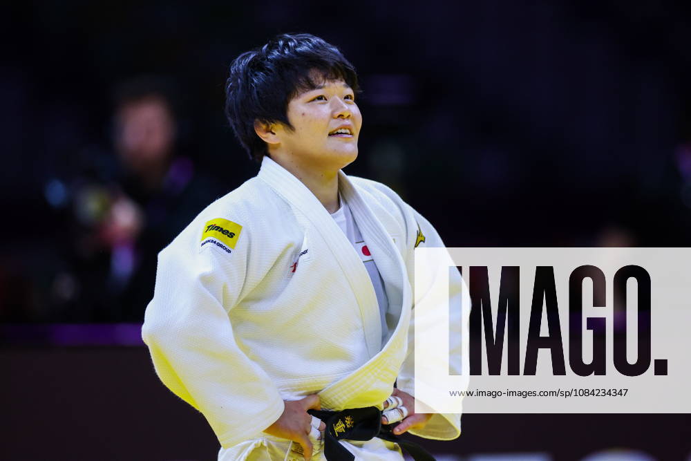 AZERBAIJAN, BAKU - OCTOBER 7, 2026: Haruka Kaju of Japan after a -63 kg bout against Kerem Primo of Israel as part of the 2026 World Judo Championships at the National Gymnastics Arena. Mikhail Sinitsyn TASS 98914310