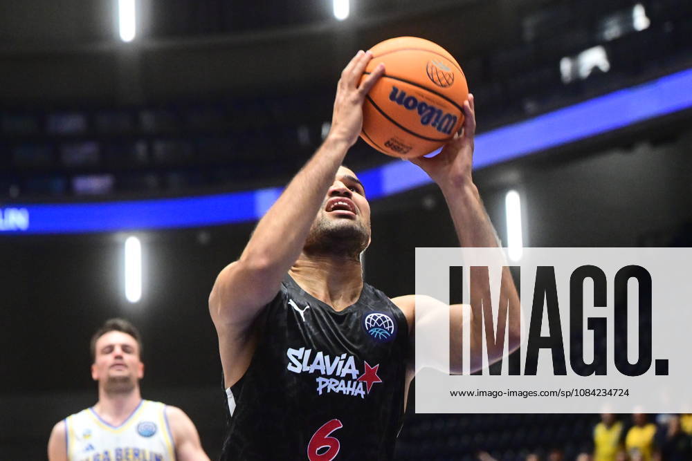 Men s basketball Champions League, group G, 1st round, match Slavia Praha NBK and Alba Berlin in Pardubice, Czech Republic, October 7, 2026. Patrick Samoura of Slavia Praha NBK. (CTKxPhoto JosefxVostarek) CTKPhotoP2026100707164 CTKPhotoP2026100707164
