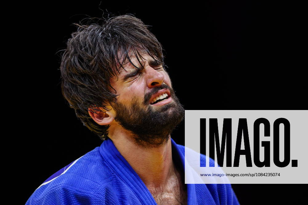 AZERBAIJAN, BAKU - OCTOBER 7, 2026: Zelim Tckaev of Azerbaijan after a -81 kg bout againts Tato Grigalashvili of Georgia as part of the 2026 World Judo Championships at the National Gymnastics Arena. Mikhail Sinitsyn TASS 98916229