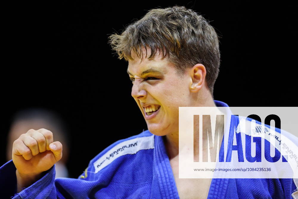 AZERBAIJAN, BAKU - OCTOBER 7, 2026: Mihajlo Simin of Serbia after a -81 kg bout againts Lee Joon-hwan of South Korea as part of the 2026 World Judo Championships at the National Gymnastics Arena. Mikhail Sinitsyn TASS 98915962