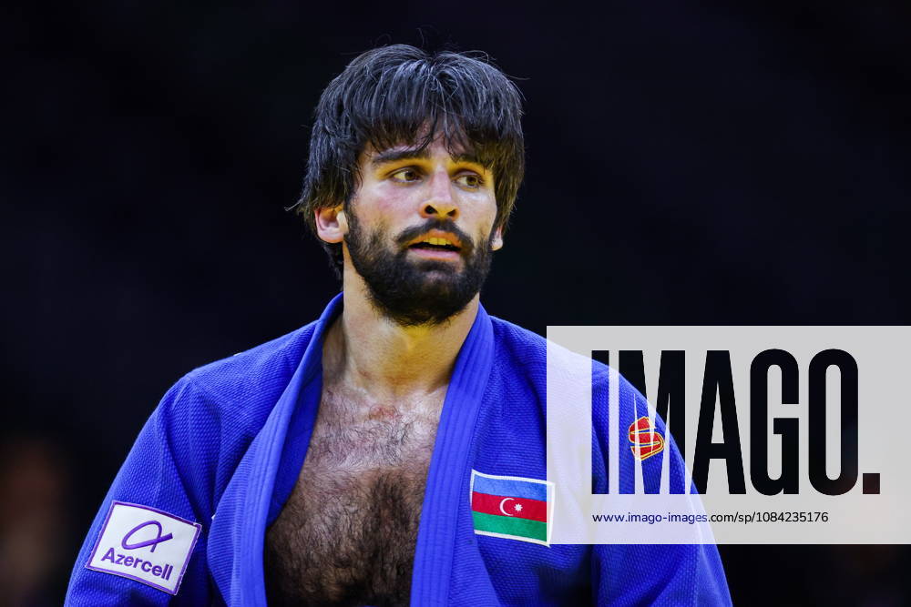 AZERBAIJAN, BAKU - OCTOBER 7, 2026: Zelim Tckaev of Azerbaijan after a -81 kg bout againts Tato Grigalashvili of Georgia as part of the 2026 World Judo Championships at the National Gymnastics Arena 2026 World Judo Championships In Baku - ZUMAt113 20261007_zaa_t113_504
