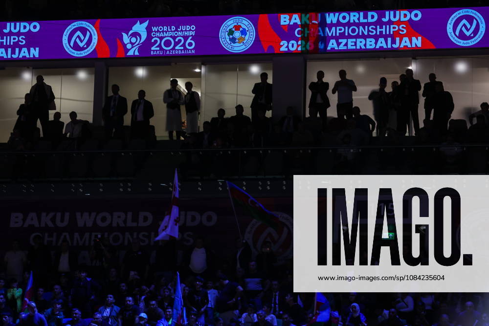 AZERBAIJAN, BAKU - OCTOBER 7, 2026: Members of the audiene during a -81 kg bout as part of the 2026 World Judo Championships at the National Gymnastics Arena 2026 World Judo Championships In Baku - ZUMAt113 20261007_zaa_t113_526