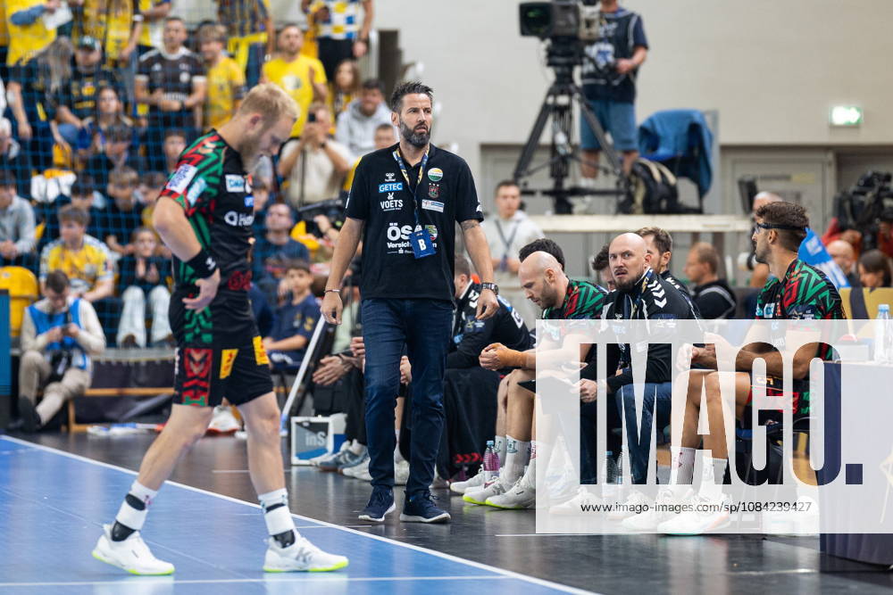 Bennet Wiegert during the EHF Champions League Group F match between Industria Kielce nad SC Magdeburg at Hala Legionow on October 2, 2026 in Kielce, Poland --- Pilka reczna. EHF Liga Mistrzow. Industria Kielce - SC Magdeburg. (Photo by Igor Jakubowski Arena Akcji) NEWSPIX.PL --- newspix.pl