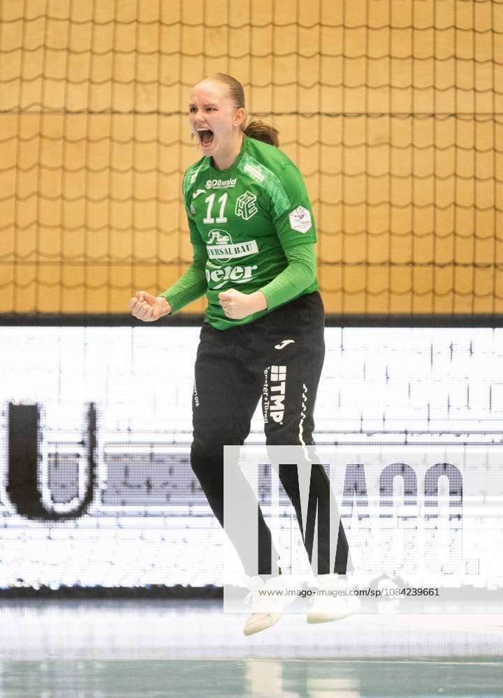 Handball Frauen 1. Bundesliga Frauen Saison 2026-2027 Salzhalle 5. Spieltag Thüringer HC - HSG Blomberg-Lippe im Foto: Torhüterin Laura Kuske 11 (Thüringer HC) ( Deutschland Thueringen Bad Langensalza