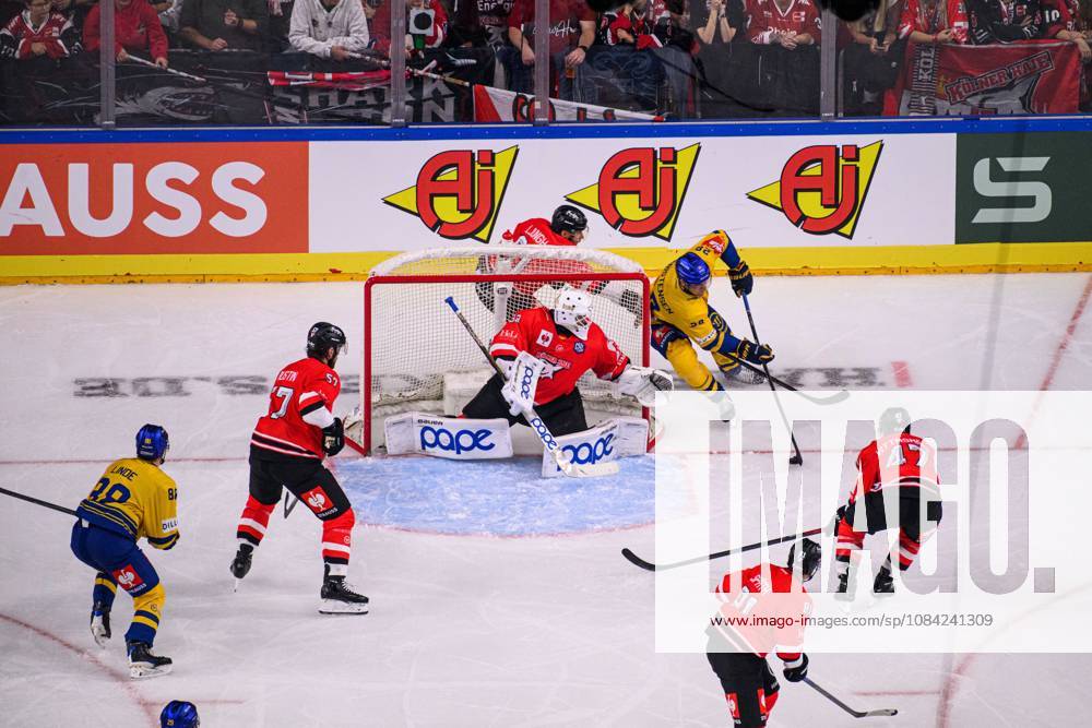 COLOGNE, GERMANY - 7 OCTOBER, 2026: - The Champions Hockey League match Koelner Haie vs. Herning Blue Fox at LANXESS arena.