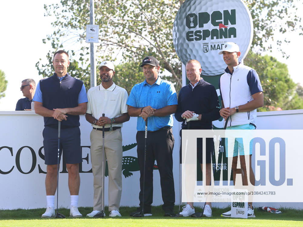 ESP: Mutua Madrid Open de Tenis Patrick Reed with Ashley Cole and John Terry, former Chelsea FC players during his participation in the Spanish Open Pro-Am, held at the Villa de Madrid Country Club on October 7, 2026 in Madrid, Spain Madrid Spain