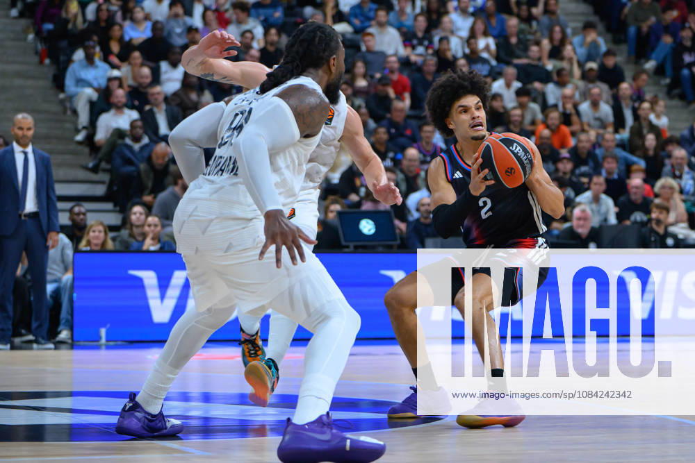 EuroLeague 2026, Paris Basketball vs LDLC ASVEL Villeurbanne, Basketball Nadir Hifi of Paris Basket during the EuroLeague 2026 match between Paris Basketball and LDLC ASVEL Villeurbanne at Adidas Arena on October 07, 2026 in Paris, France. Paris Adidas Arena France