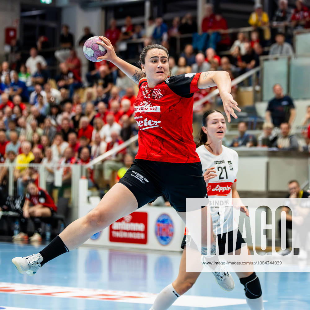 GER, Handball, Frauen, Saison 2026 2027, Alsco 1.Bl, 5.Spieltag, Thüringer HC - HSG Blomberg-Lippe Marcela Arounian (Thueringer HC,36) 99947 Bad Langensalza Salza Halle Sporthalle Mehrz Thüringen Deutschland