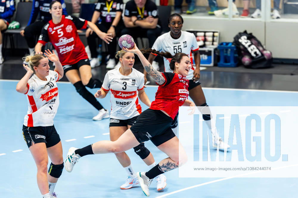 GER, Handball, Frauen, Saison 2026 2027, Alsco 1.Bl, 5.Spieltag, Thüringer HC - HSG Blomberg-Lippe Marcela Arounian (Thueringer HC,36) 99947 Bad Langensalza Salza Halle Sporthalle Mehrz Thüringen Deutschland