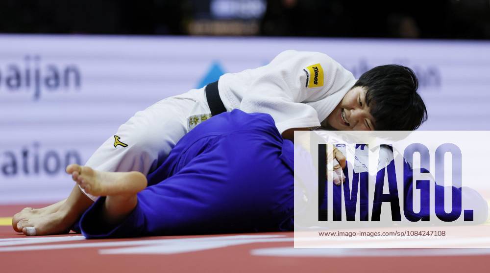 Judo: World championships Haruka Kaju (white) of Japan competes en route to beating Kerem Primo of Israel in the women s 63-kilogram final at the judo world championships in Baku, Azerbaijan, on Oct. 7, 2026. A14AA0005630394P