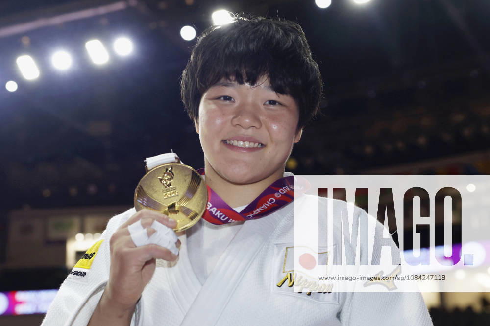 Judo: World championships Haruka Kaju of Japan poses with her gold medal after winning the women s 63-kilogram title at the judo world championships in Baku, Azerbaijan, on Oct. 7, 2026. A14AA0005630397P