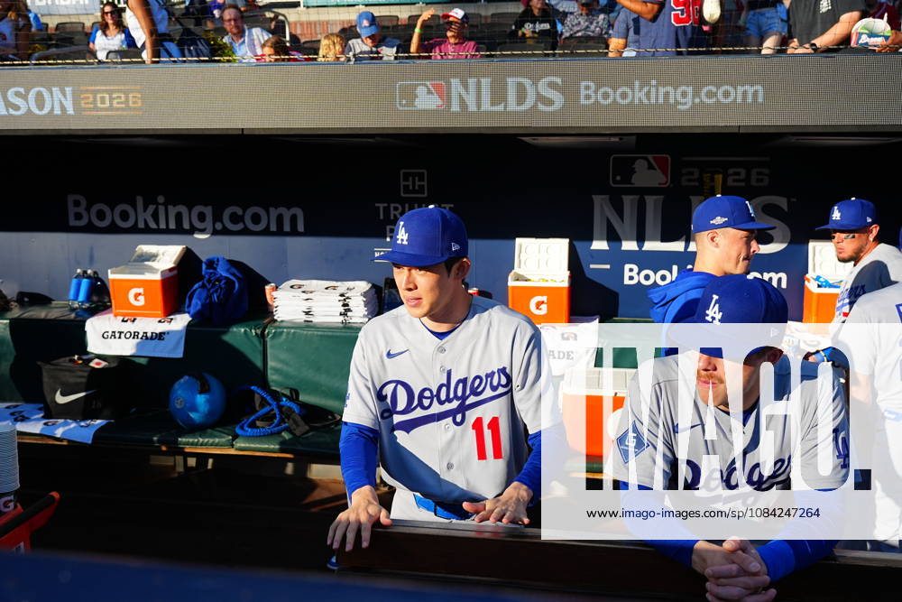 Roki Sasaki,(Dodgers) Substitute pitcher Roki Sasaki Oct.6,2026 - Baseball : MLB, Baseball Herren, USA National League Division Series Atlanta Braves vs. Los Angeles Dodgers Venue: Truist Park (Cumberland, Georgia, USA) aflo_353997214 YujixArakawax