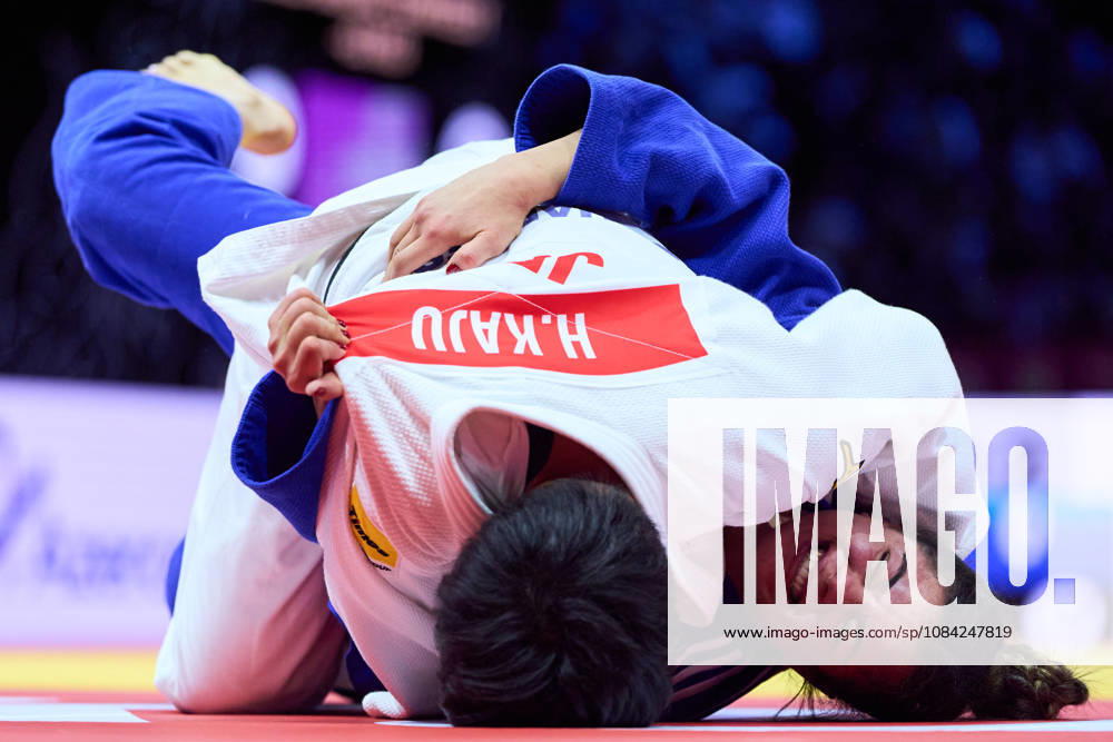 (L-R) Haruka Kaju (JPN), Primo Kerem (ISR), OCTOBER 7, 2026 - Judo : World Judo Championships BAKU2026 Women s -63kgFinal match at National Gymnastics Arena in Baku, Azerbaijan. Noxthirdxpartyxsales aflo_354070342 KenxAsakurax