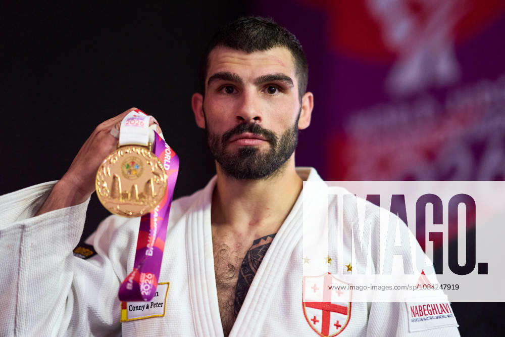 Grigalashvili Tato (GEO), OCTOBER 7, 2026 - Judo : World Judo Championships BAKU2026 Mens -81kgMedal Ceremony at National Gymnastics Arena in Baku, Azerbaijan. Noxthirdxpartyxsales aflo_354070423 KenxAsakurax