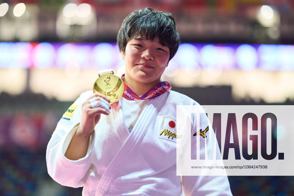 Haruka Kaju (JPN), OCTOBER 7, 2026 - Judo : World Judo Championships BAKU2026 Women s -63kgMedal Ceremony at National Gymnastics Arena in Baku, Azerbaijan. Noxthirdxpartyxsales aflo_354070424 KenxAsakurax