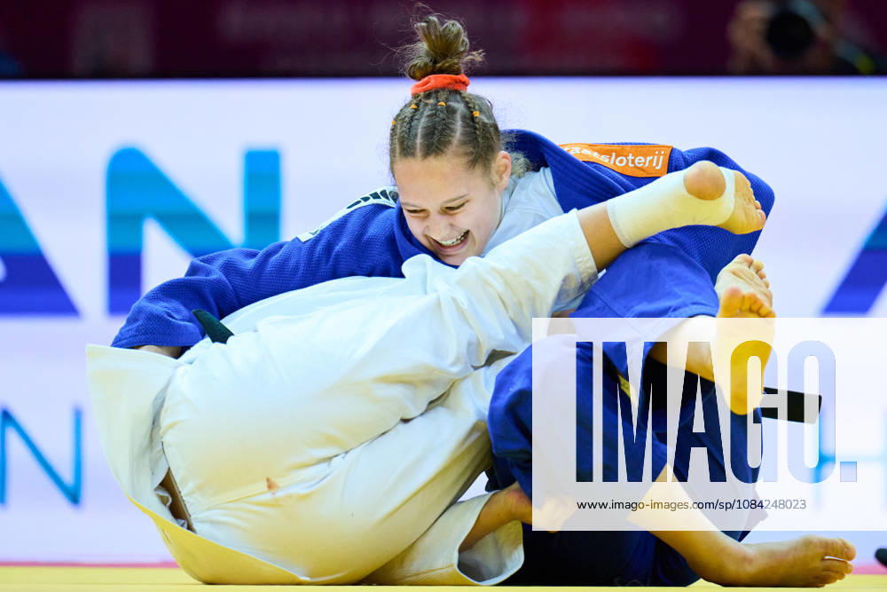 (L-R) Lkhagvatogoo Enkhriilen (MGL), Van Lieshout Joanne (NED), OCTOBER 7, 2026 - Judo : World Judo Championships BAKU2026 Women s -63kg3rd place match at National Gymnastics Arena in Baku, Azerbaijan. Noxthirdxpartyxsales aflo_354113108 KenxAsakurax