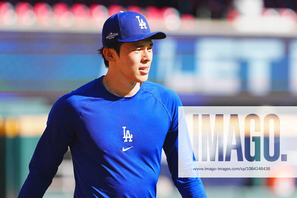 Roki Sasaki,(Dodgers) Substitute pitcher Roki Sasaki Oct.7,2026 - Baseball : MLB, Baseball Herren, USA National League Division Series Atlanta Braves vs. Los Angeles Dodgers Venue: Truist Park (Cumberland, Georgia, USA) aflo_354249821 YujixArakawax
