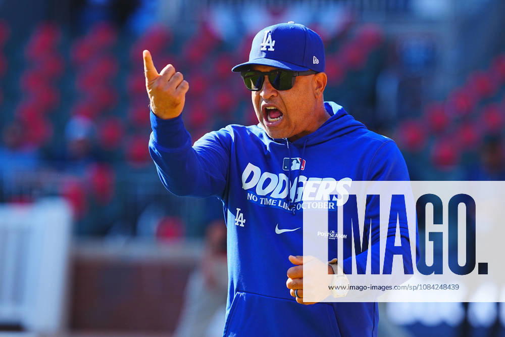 Dave Roberts,(Dodgers) Manager Dave Roberts Oct.7,2026 - Baseball : MLB, Baseball Herren, USA National League Division Series Atlanta Braves vs. Los Angeles Dodgers Venue: Truist Park (Cumberland, Georgia, USA) aflo_354249823 YujixArakawax
