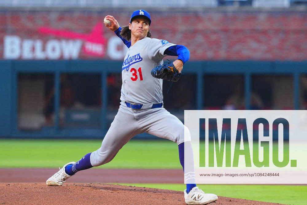 Tyler Glasnow(Dodgers) Starting pitcher Tyler Allen Glasnow, Oct.7,2026 - Baseball : MLB, Baseball Herren, USA National League Division Series Atlanta Braves vs. Los Angeles Dodgers Venue: Truist Park (Cumberland, Georgia, USA) aflo_354249829 YujixArakawax
