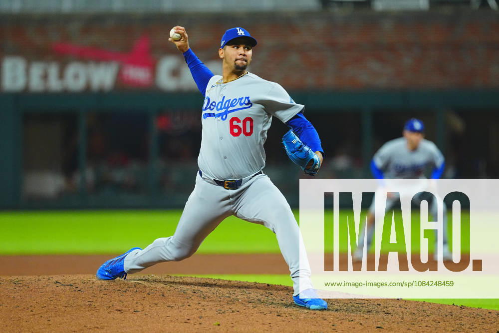 Edgardo Luis Henriquez(Dodgers) relief pitcher reliever Edgardo Luis Henriquez Oct.7,2026 - Baseball : MLB, Baseball Herren, USA National League Division Series Atlanta Braves vs. Los Angeles Dodgers Venue: Truist Park (Cumberland, Georgia, USA) aflo_354249847 YujixArakawax