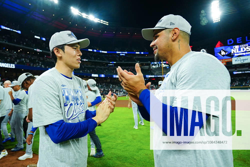 Roki Sasaki,(Dodgers) Substitute pitcher Roki Sasaki Oct.7,2026 - Baseball : MLB, Baseball Herren, USA National League Division Series Atlanta Braves vs. Los Angeles Dodgers Venue: Truist Park (Cumberland, Georgia, USA) aflo_354249865 YujixArakawax