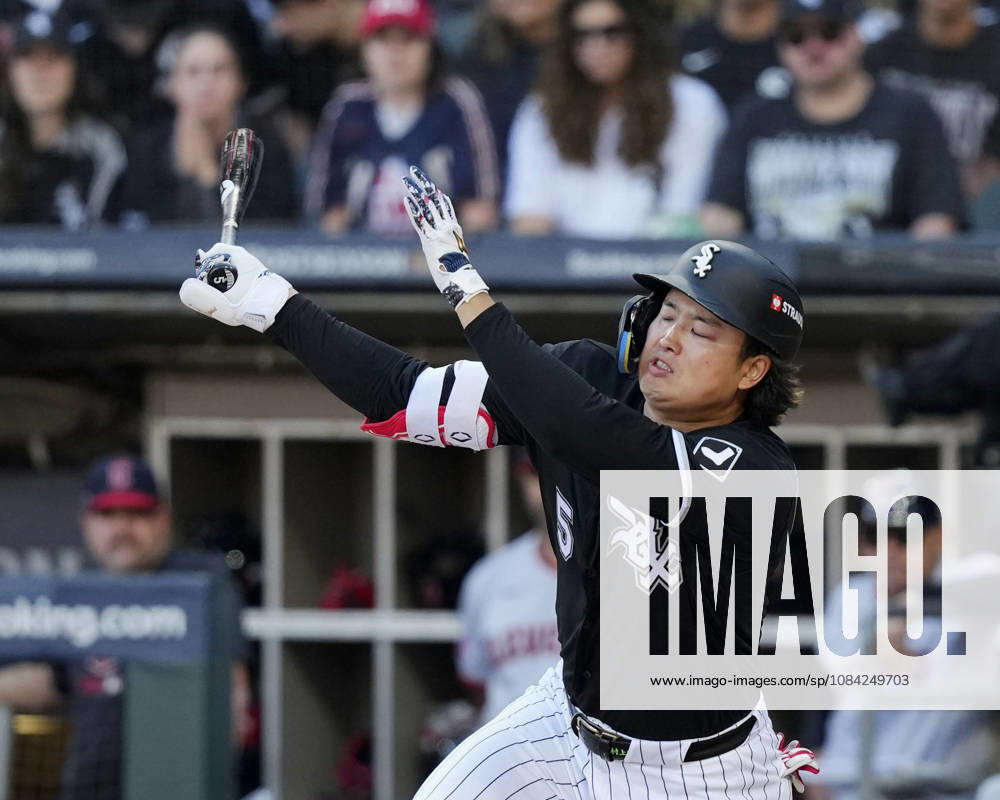 Baseball: Division Series between Guardians and White Sox Chicago White Sox first baseman Munetaka Murakami strikes out swinging in the third inning of Game 3 of the American League Division Series against the Cleveland Guardians at Rate Field in Chicago on Oct. 7, 2026. A14AA0005630461P