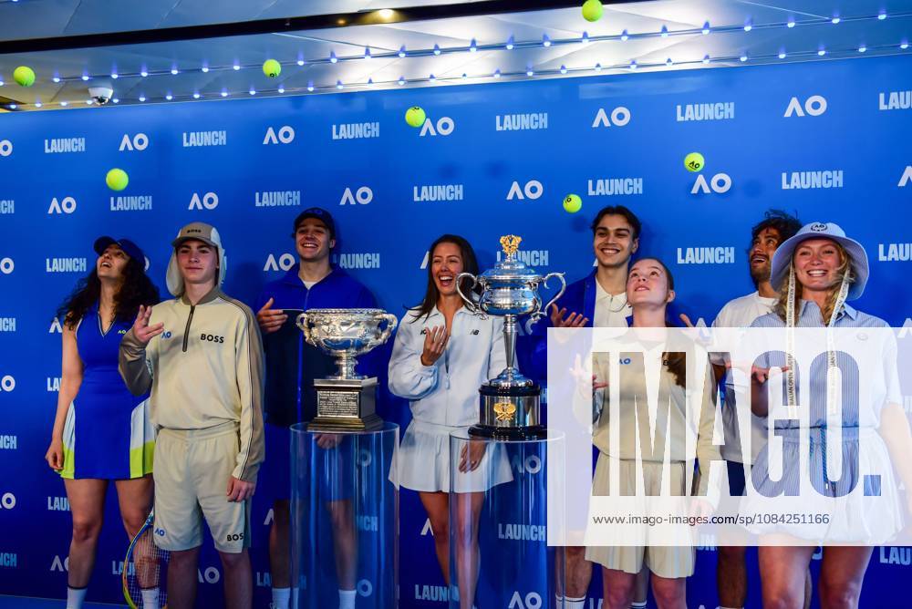 MELBOURNE, AUSTRALIA, OCTOBER 8, 2026: Tennis Australia holds the official media launch of the Australian Open 2027 Grand Slam tennis tournament at the Rod Laver Arena Concourse in Melbourne. The presentation, hosted by former tennis player Jelena Dokic and Australian tennis legend Todd Woodbridge, featured several guests and was followed by a press conference, PK, Pressekonferenz with Tennis Australia CEO Andrew Abdo ahead of the upcoming tournament. Australian Open 2027 Unveiled In Melbourne - ZUMAq101 0868920593st