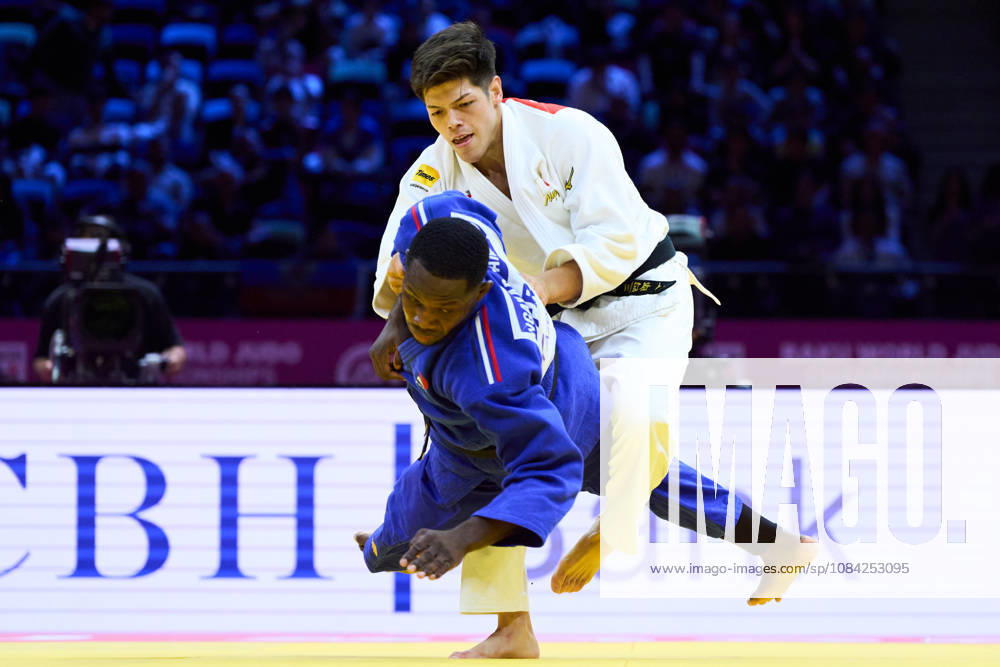 (Top-Bottom) Sanshiro Murao (JPN), Ngayap Hambou Maxime-Gael (FRA), OCTOBER 8, 2026 -Judo : World Judo Championships BAKU2026 Mens -90kgSemi-final match at National Gymnastics Arena in Baku, Azerbaijan. aflo_354298660 KenxAsakurax