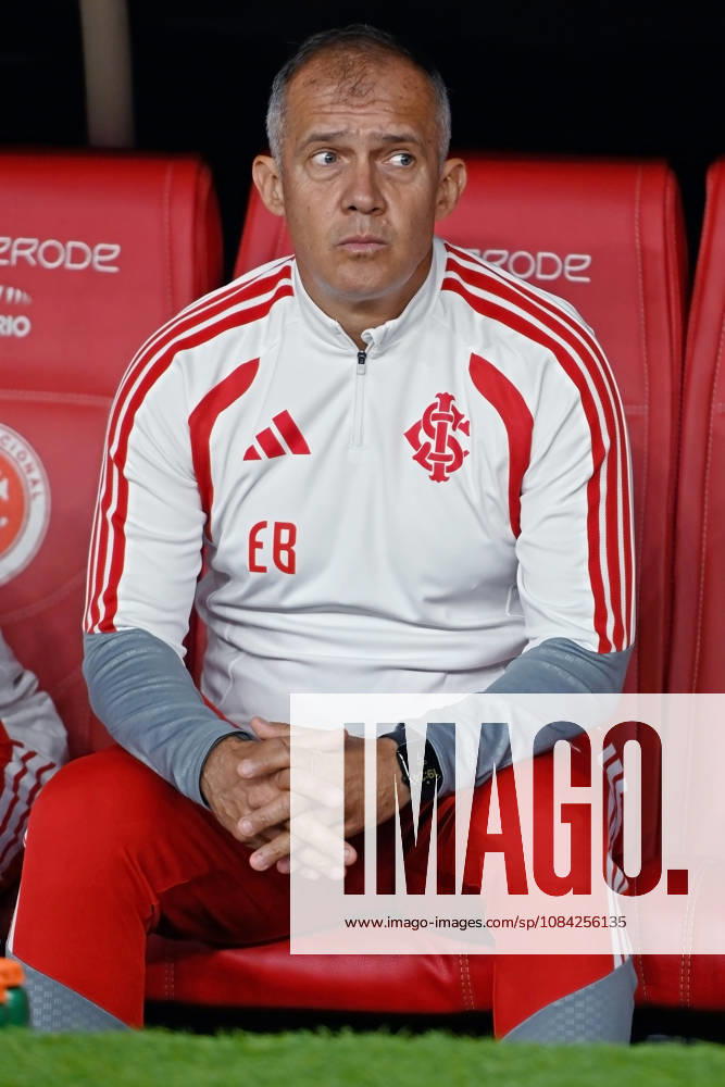 7th October 2026; Beira-Rio Stadium, Porto Alegre, Brazil; Brazilian Serie A Football, Internacional versus Corinthians; Internacional manager Eduardo Baptista looks on MaxxPeixoto DiaEsportivo