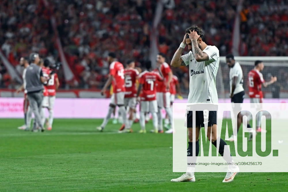7th October 2026; Beira-Rio Stadium, Porto Alegre, Brazil; Brazilian Serie A Football, Internacional versus Corinthians; Yuri Alberto of Corinthians shows dejection after the teams 2-1 defeat after the match MaxxPeixoto DiaEsportivo