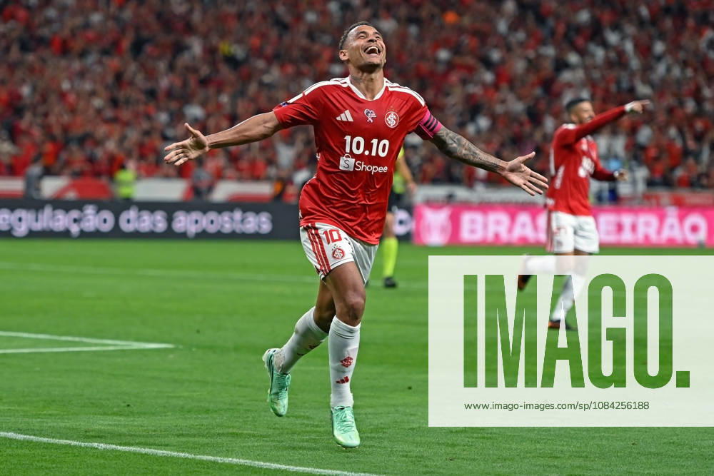 7th October 2026; Beira-Rio Stadium, Porto Alegre, Brazil; Brazilian Serie A Football, Internacional versus Corinthians; Alan Patrick of Internacional celebrates his goal in the 77th minute to go up 2-0 MaxxPeixoto DiaEsportivo